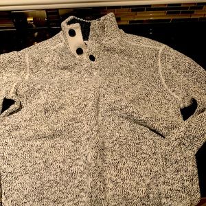 Roots Iconic Salt and Pepper 1/4 Button